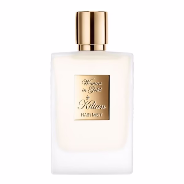 Woman in Gold Hair Mist